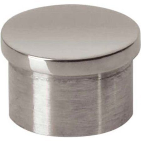 LAVI INDUSTRIES , End Cap, Flush, for 1" Tubing, Polished Stainless Steel 40-600/1